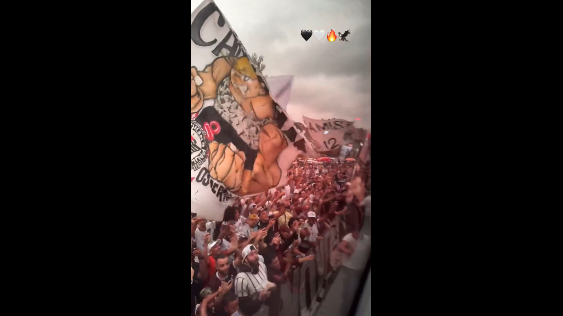 Antes da final, Hugo Souza publica vídeo de festa da torcida do Corinthians