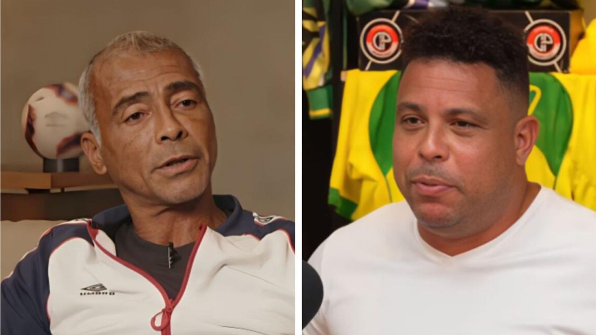 O acordo de Ronaldo e Romário no Brasileirão com Galvão Bueno