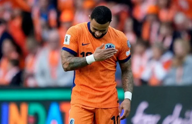 Memphis Depay, atacante do Corinthians, alcança marca histórica pela Holanda
