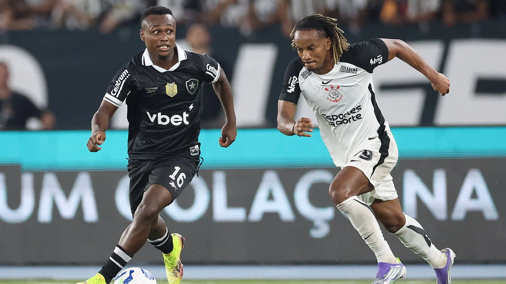 Botafogo e Corinthians empatam por 1 a 1 no Rio de Janeiro