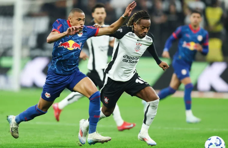 Corinthians toma gol no último lance e perde para o Bragantino
