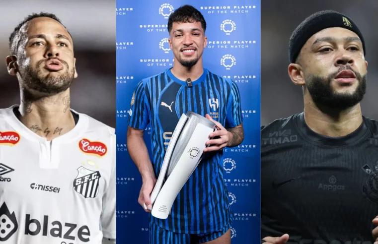Marcos Leonardo recebe o dobro dos salários de Neymar e Depay