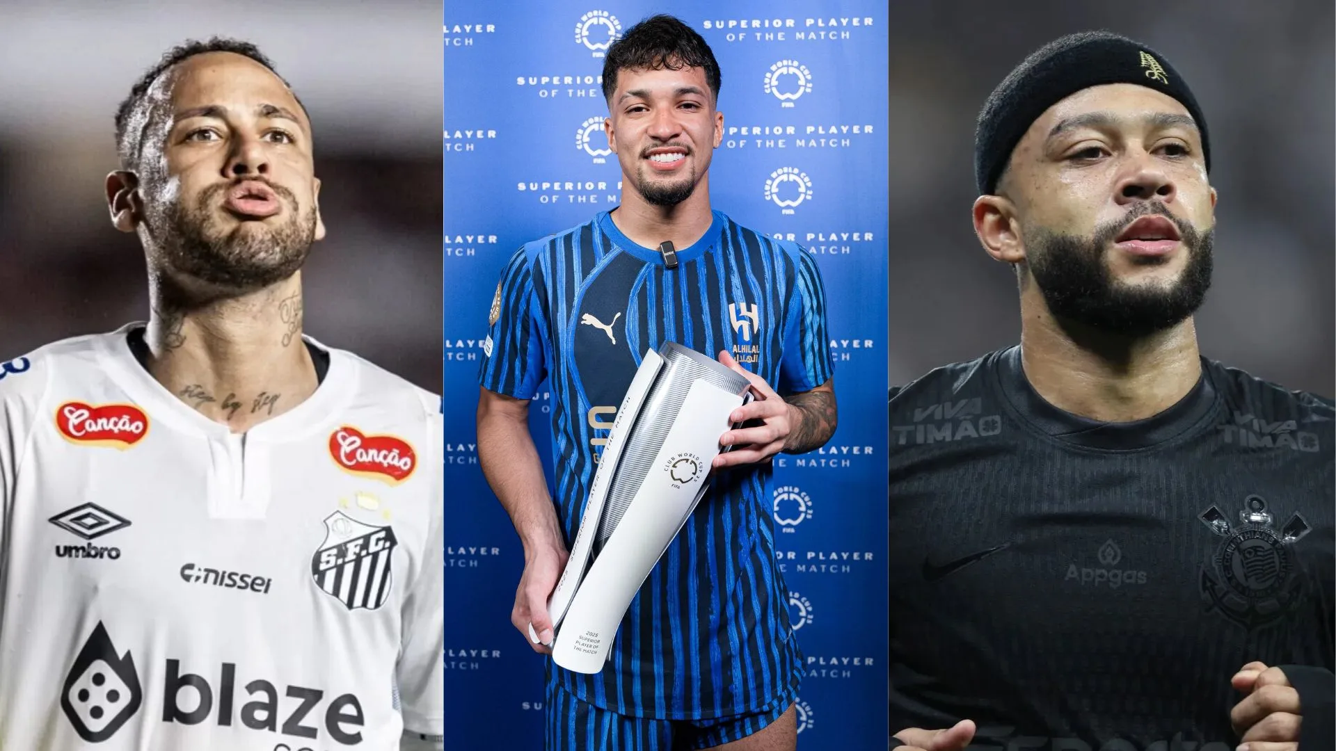 Marcos Leonardo recebe o dobro dos salários de Neymar e Depay
