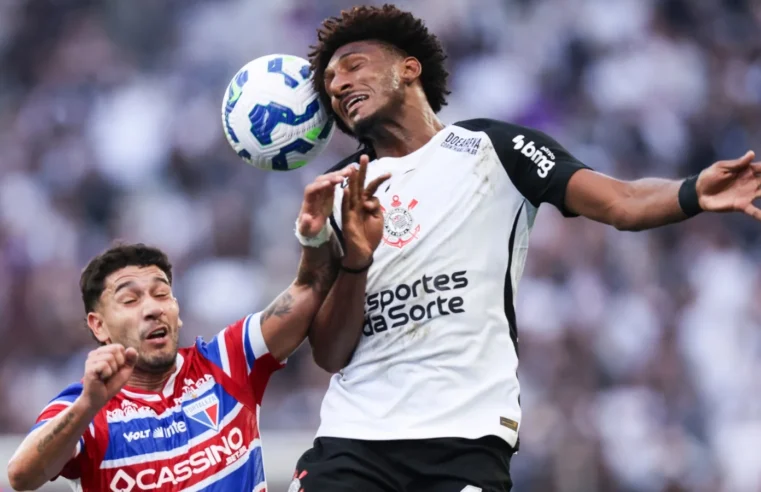 Fortaleza tenta segurar pressão, mas sofre empate do Corinthians no final